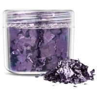 Decorațiuni de scrapbooking din folie metalică - Violetă, JB14