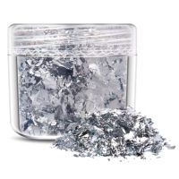 Decorațiuni de scrapbooking din folie metalică - Argintie, JB15