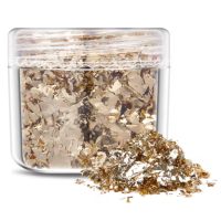 Decorațiuni de scrapbooking din folie metalică - Aurie pudrată, JB18
