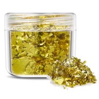 Decorațiuni de scrapbooking din folie metalică - Galben, JB24