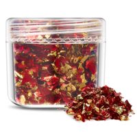 Decorațiuni de scrapbooking din folie metalică - Roșu auriu, JB27