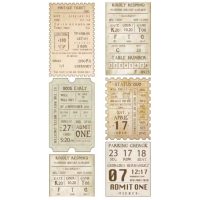 Scrapbooking Vintage bandă adezivă - Etichete, 02