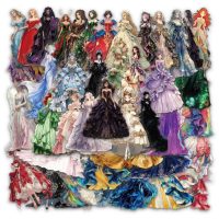 Autocolante de scrapbooking - Rochii de păpușă, 50 bucăți
