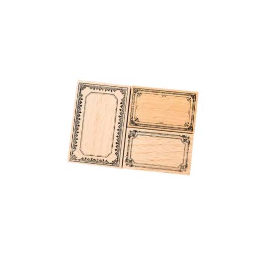 Foto - Autocolante de Scrapbooking - Rame, A, 3 bucăți