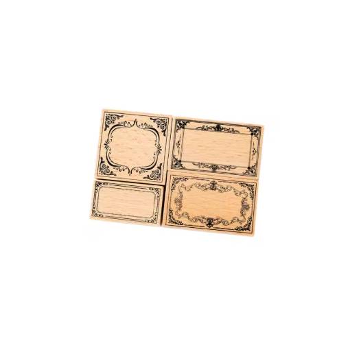 Foto - Ștampile de scrapbooking pentru rame - F, 4 bucăți