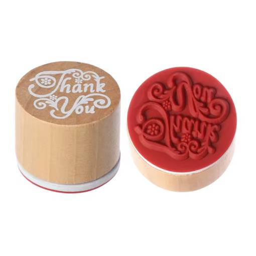 Foto - Răzuitor vintage rotund pentru scrapbooking cu inscripția - Mulțumesc