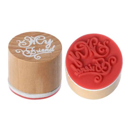 Foto - Răzuitor vintage rotund pentru scrapbooking cu inscripția - Prietenul meu