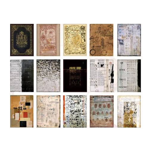 Foto - Hârtie decorativă în bloc - Tip E, 60 bucăți