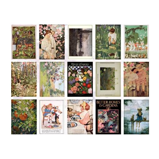 Foto - Hârtie decorativă în bloc - Tip A, 60 bucăți