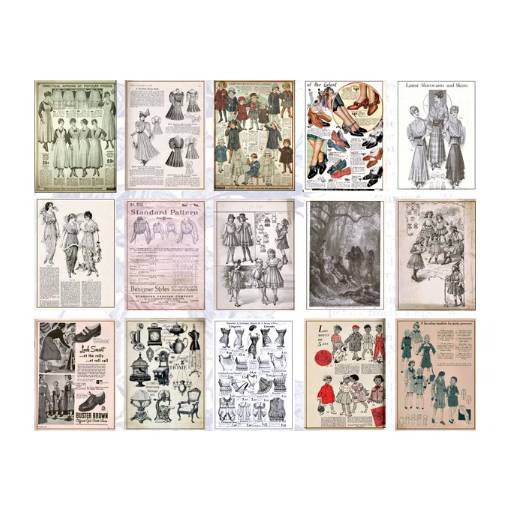 Foto - Hârtie decorativă în bloc - Tip B, 60 bucăți