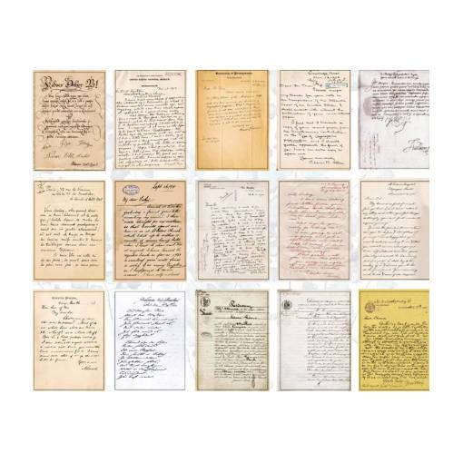 Foto - Hârtie decorativă pentru scrapbooking în bloc - Tip F, 60 bucăți