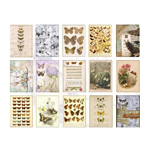 Foto - Hârtie decorativă pentru scrapbooking în bloc - Tip K, 60 bucăți