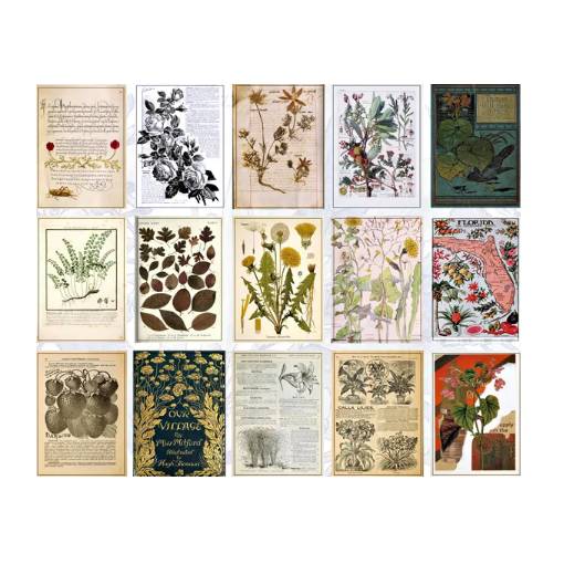 Foto - Hârtie decorativă pentru scrapbooking în bloc - Tip L, 60 bucăți