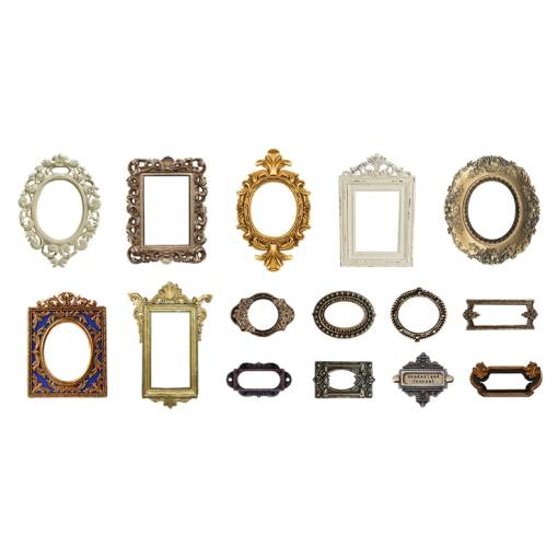 Foto - Autocolante vintage pentru scrapbooking - Rame, 30 bucăți