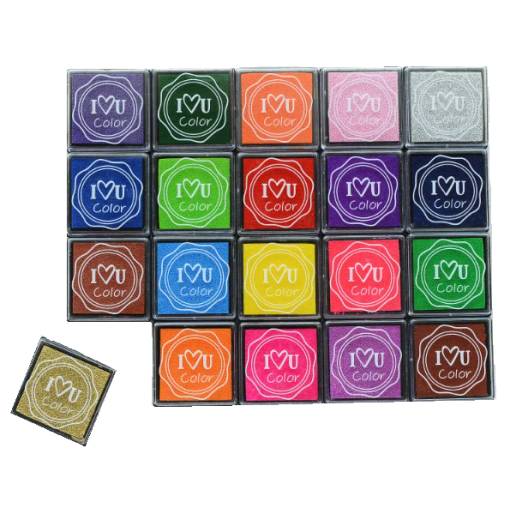 Foto - Culori de cerneală de scrapbooking în nuanțe vii - 20 de bucăți