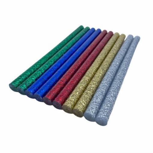 Foto - Stick-uri de lipit de rezervă pentru pistolul de lipit - Mix de culori strălucitoare, 20 bucăți