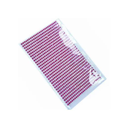 Foto - Autocolante acrilice pentru scrapbooking - 750 pietre, roz închis