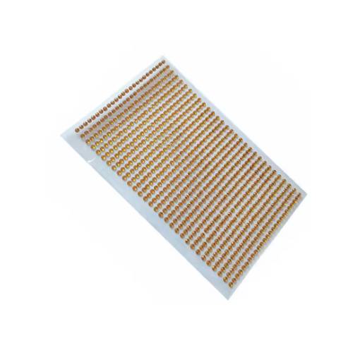 Foto - Autocolante acrilice pentru scrapbook - 750 pietricele, roz auriu