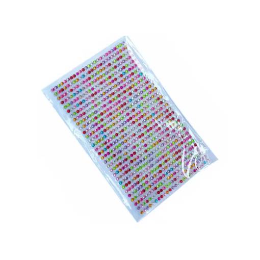 Foto - Autocolante acrilice pentru scrapbook - 750 pietricele, colorate