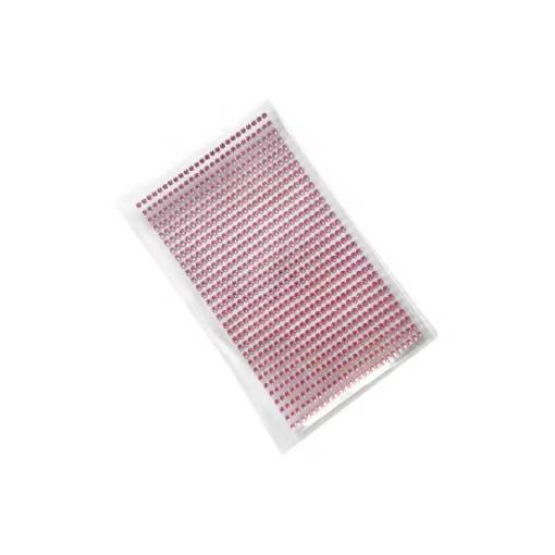 Foto - Autocolante acrilice pentru scrapbook - 750 pietricele, roz deschis