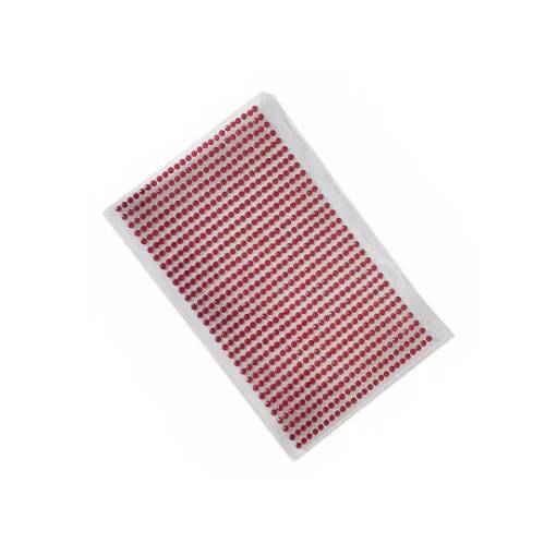 Foto - Autocolante acrilice pentru scrapbook - 750 pietricele, roșii