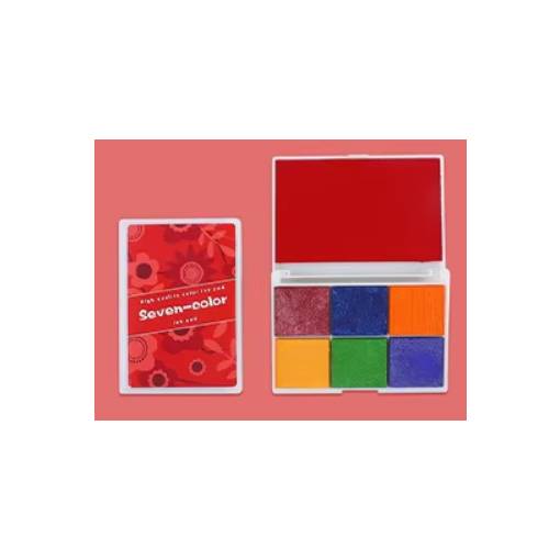 Foto - Paletă de scrapbooking cu culori de cerneală - Șapte nuanțe de culori