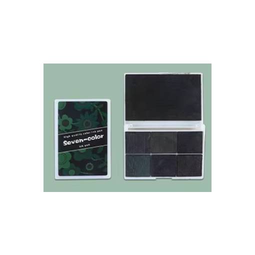 Foto - Paletă de scrapbooking cu culori de cerneală - Șapte nuanțe de negru