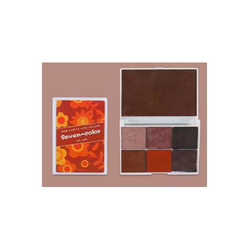 Foto - Paletă de scrapbooking cu culori de cerneală - Șapte nuanțe de maro