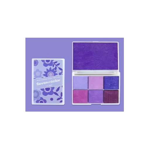 Foto - Paletă de scrapbooking cu culori de cerneală - Șapte nuanțe de violet