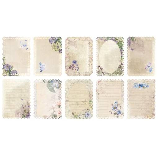 Foto - Scrapbooking mari hârtii decorative dantelată - 10 buc., model A