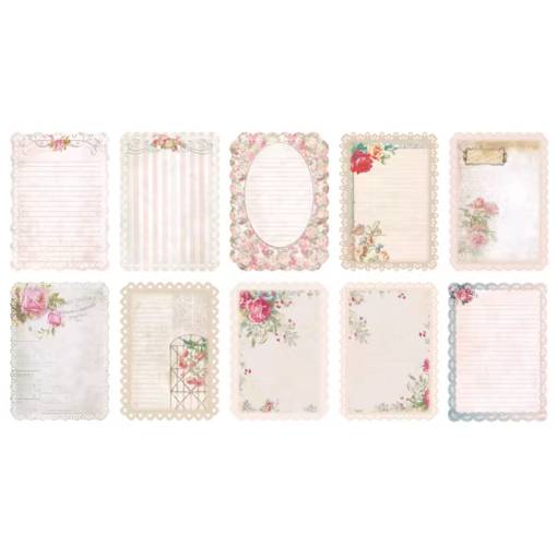 Foto - Hârtie decorativă din dantelă pentru scrapbooking - 10 bucăți, model D