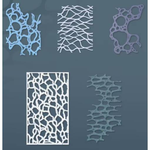 Foto - Hârtie decorativă texturată pentru scrapbooking - 10 bucăți, model C