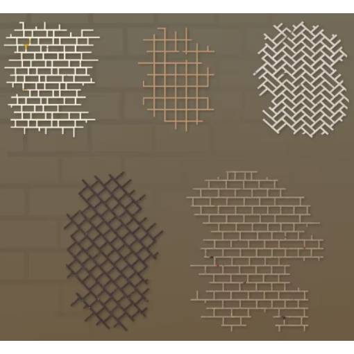 Foto - Hârtie decorativă texturată pentru scrapbooking - 10 bucăți, model F