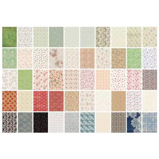 Foto - Bloc de scrapbooking cu hârtii decorative cu modele - 100 foi, model A