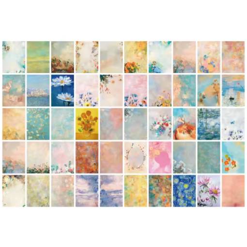 Foto - Bloc de scrapbooking cu hârtii decorative cu modele - 100 foi, model G