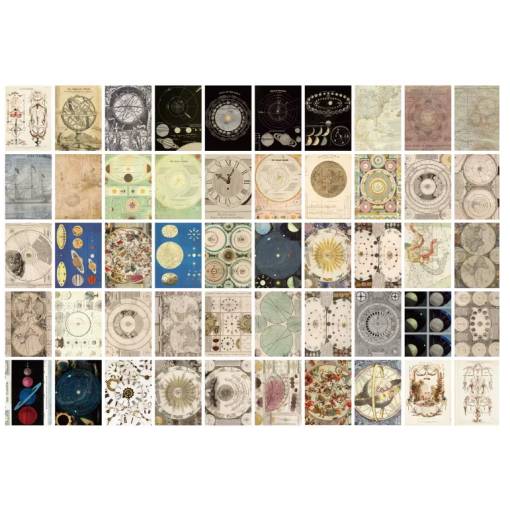 Foto - Bloc de scrapbooking din hârtie decorativă cu modele - 100 de foi, model A