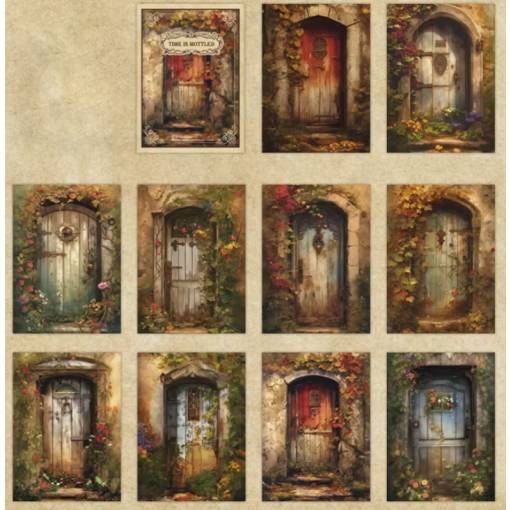 Foto - Bloc de scrapbooking pentru hârtie decorativă - Frunze de toamnă, 20 de bucăți