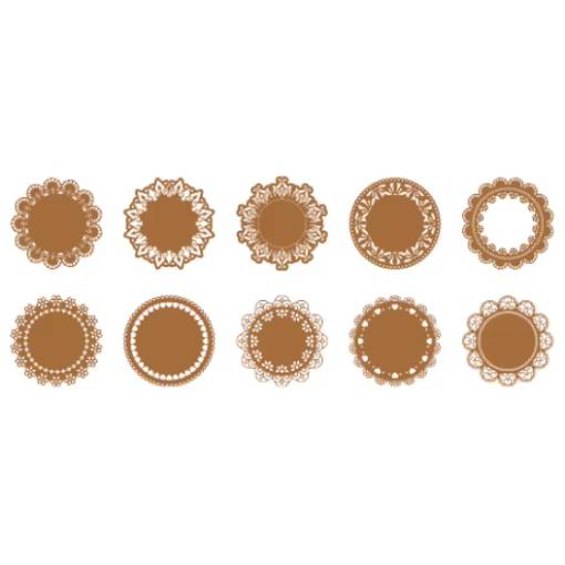 Foto - Hârtie decorativă pentru scrapbooking - 10 bucăți, model F