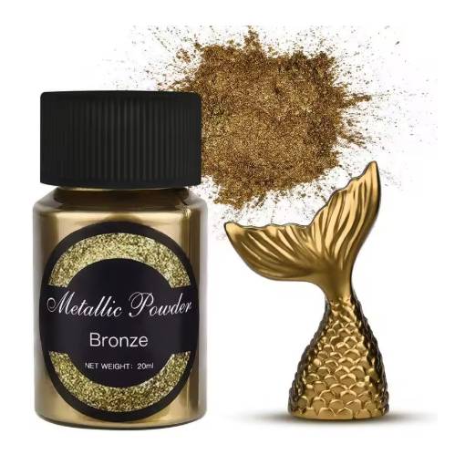 Foto - Pigment metalic pentru scrapbooking - Bronz, 20 ml