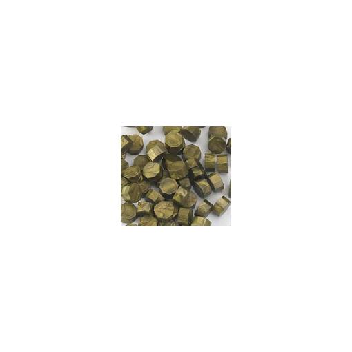 Foto - Ceară de sigilare cu perle pentru scrapbooking - Verde Olive D3, 100 bucăți