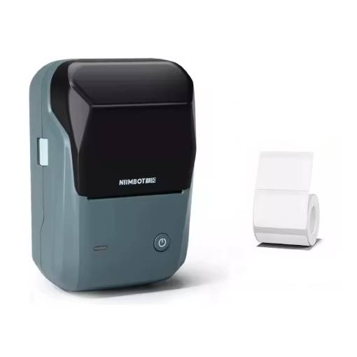 Foto - Mini imprimantă termică Bluetooth Niimbot B1 cu etichete
