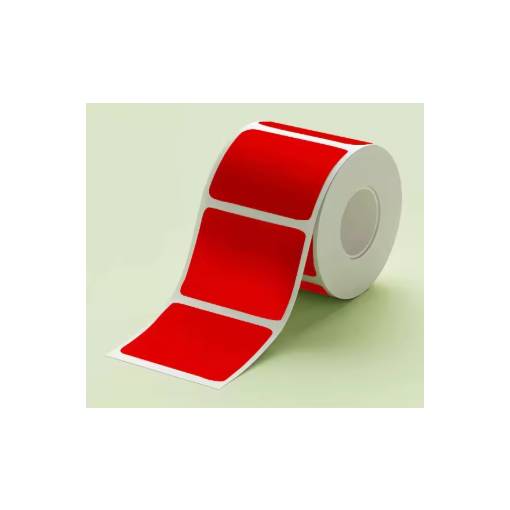 Foto - Role de autocolante pentru scrapbooking pentru imprimanta termică - Roșu, 40 x 30 mm