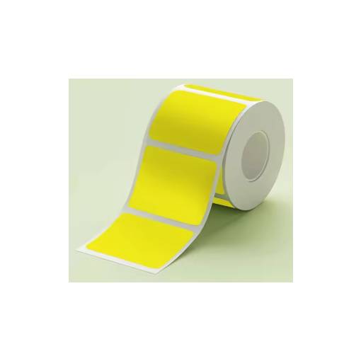 Foto - Role de scrapbooking cu autocolante termic - Galben, 40 x 30 mm