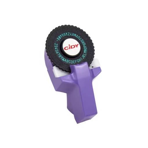 Foto - Răzătoare de ștampile pentru scrapbooking cu accesorii - Violet, trei benzi