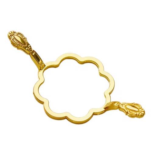 Foto - Formă de scrapbooking pentru ceară - Aurie, model B