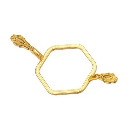 Foto - Formă de scrapbooking pentru ceară - Aurie, model C