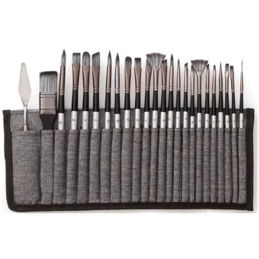 Foto - Set de pictură pentru scrapbooking - Spatule și pensule