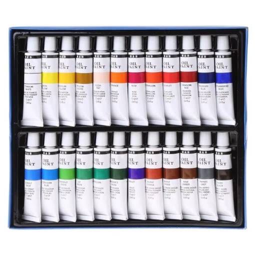 Foto - Scrapbooking culori profesionale tempera - 24 bucăți