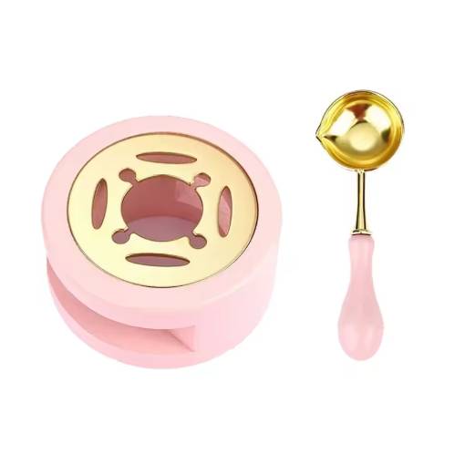 Foto - Set de scrapbooking pentru topirea ceară sigiliu - Roz