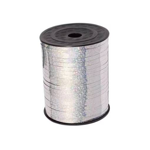 Foto - Scrapbooking panglică strălucitoare subțire - Argintie, 460 metri